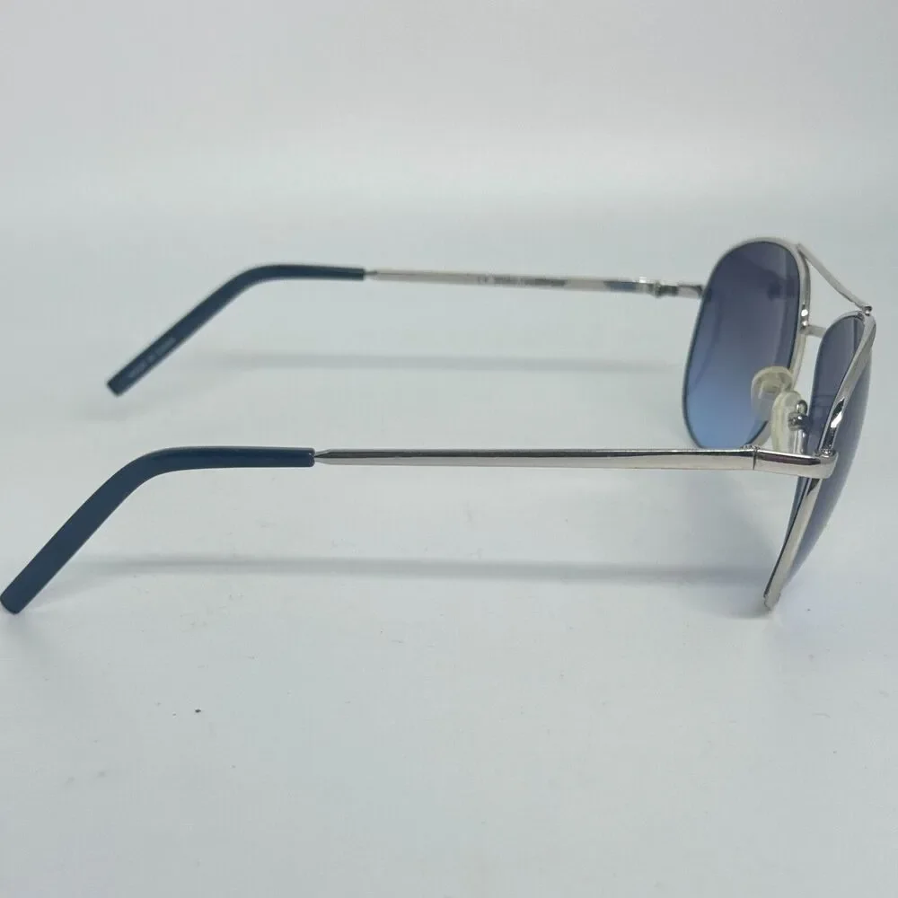 Ann Taylor Loft Metal Frame Cat Eye Sunglasses Aviator‎ Silver H15710